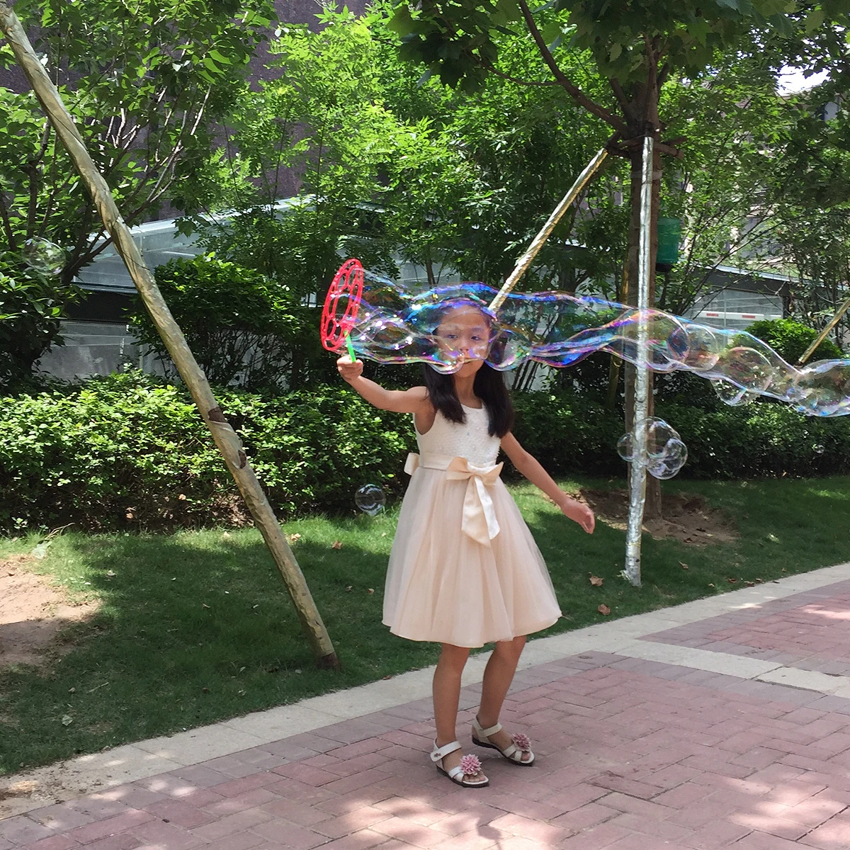 6Pcs Bubble Blower Tool Premium Multi-Shaped Bubble Wand for Kids Safe Long-Lasting Bubbling Stick Playtime Essential