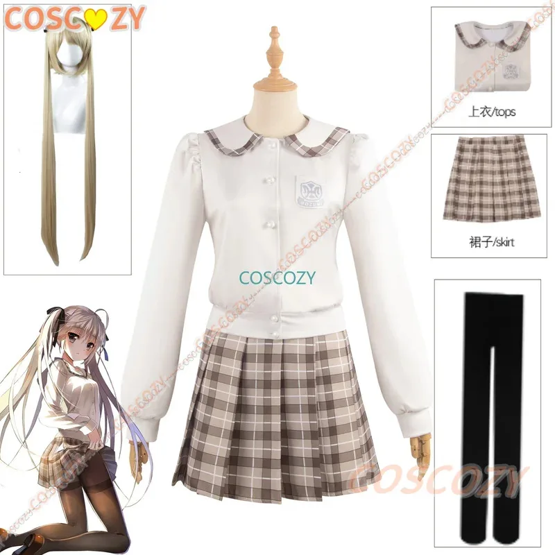 Didi 2025 2025 hhhAnime Yosuga no Kasugano Sora disfraz dulce Lolita JK uniforme camisa falda conjunto escuela niñas primavera Cosplay C