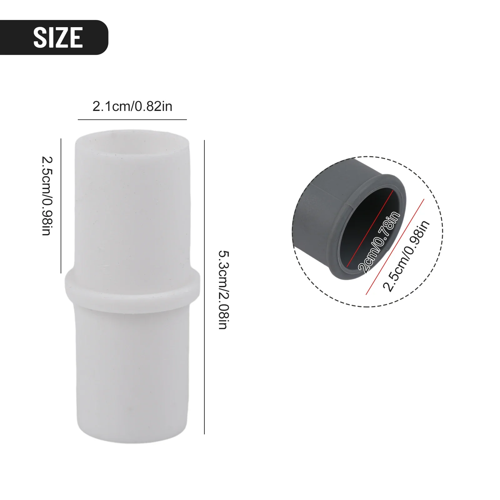 White Connector Drain Pipe Easy To Install Gray Drain Waste Hose Extension Pipe Kit For Dishwasher High-quality