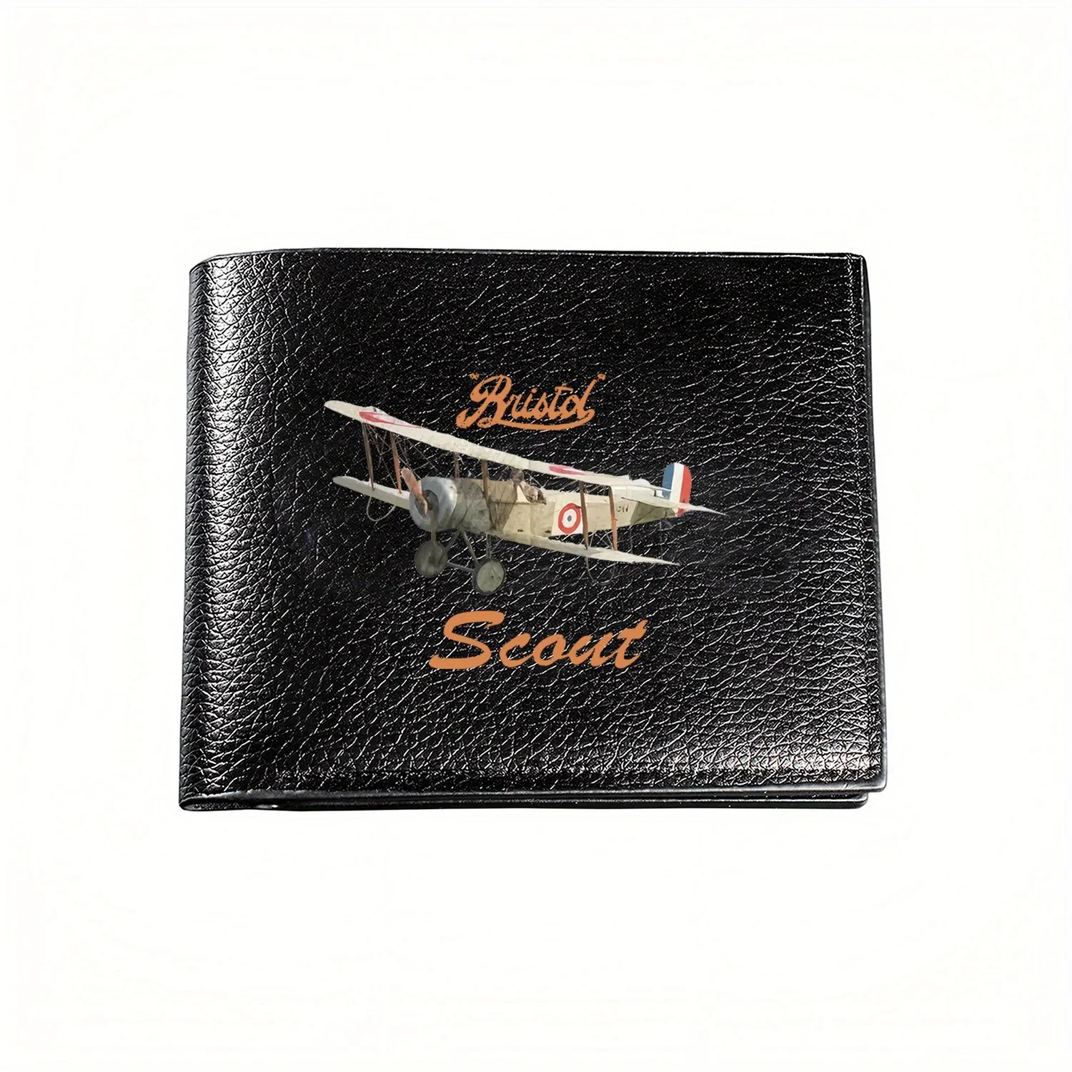 

Bristol Scout Винтаж Самолет Графический Дизайн Деловой Мужской Повседневный Элегантный Простой Практичный Качественный Кошелек Стильный Принт Грап