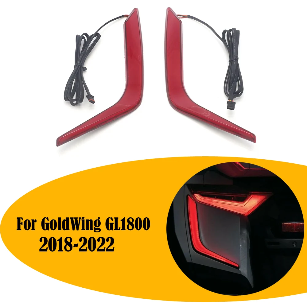 

NEW LED Rear Saddlebag Accents Motorcycle Accessorie For Honda Gold Wing GL1800 2018 2019 2020 2021 2022 Goldwing GL1800