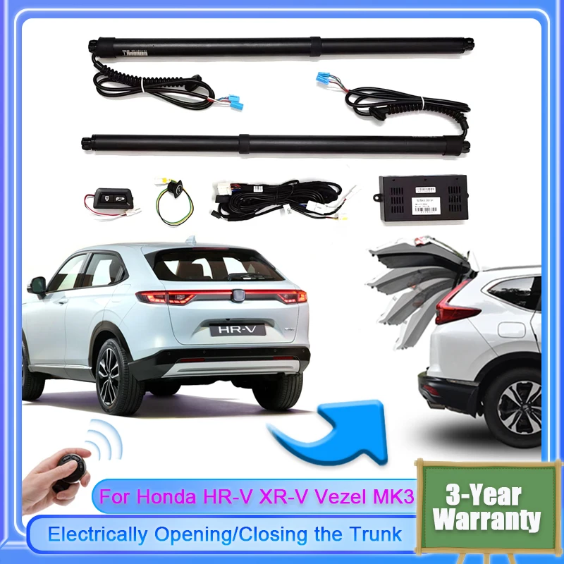 For Honda HR-V HRV XRV XR-V Vezel MK3 2021~2024 Vehicle Electric Tailgate Lift for Drive Trunk Intelligent Opening of Tail gate