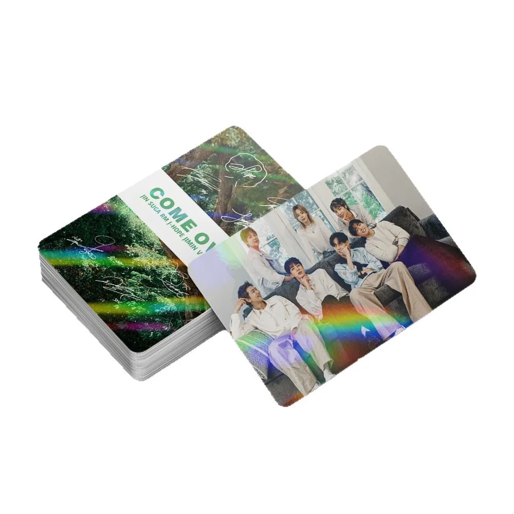 124PCS Mini LOMO Card Photocards Stickers HD Fans Collection Cards Decorative Stickers Present Gifts image 5
