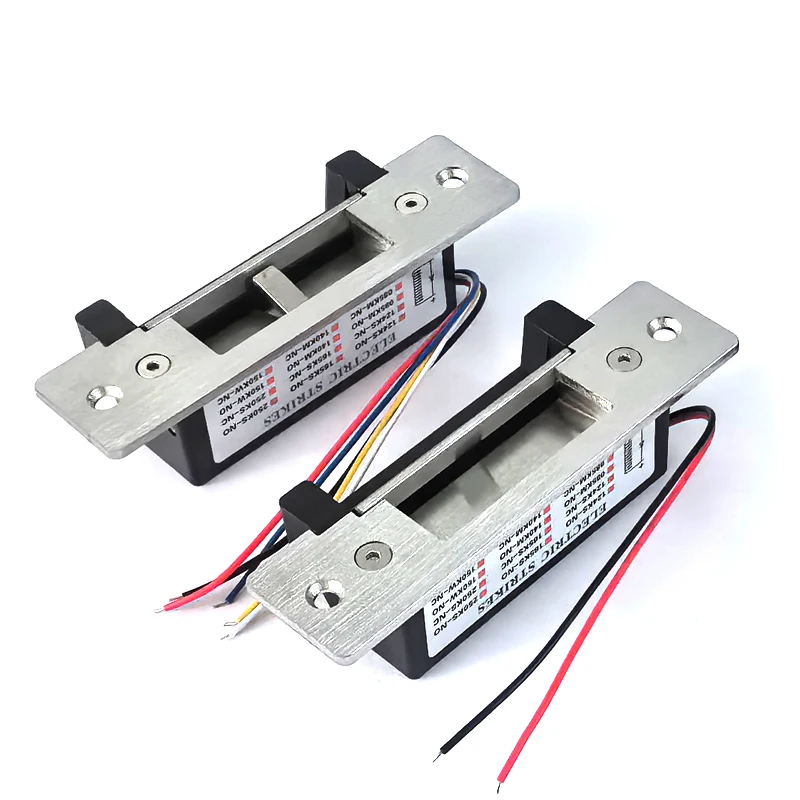ANSI Electric Door Lock Adjustable NO NC 12V electromagnetic lock Smart Electric lock for RFID Access Control System