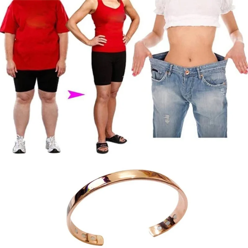 

Медный браслет для женщин, лимфодренажный магнитный браслет, магнитный браслет для похудения, браслет-манжета