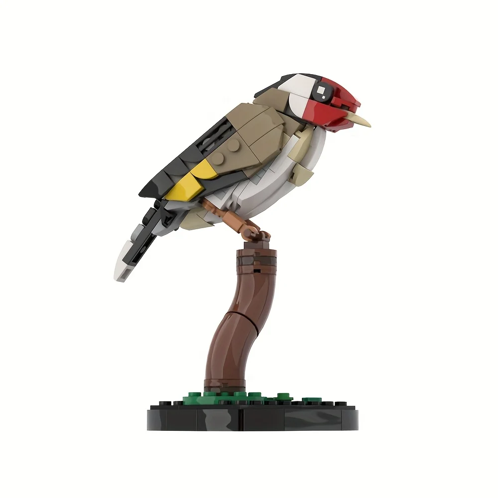 MOC Animal Kingfisher Robin Great Tit Goldfinch Bouwstenen Set Vogel Model Bakstenen Montage Speelgoed Kerst Verjaardagscadeau