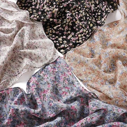 Boa costura cachecóis impressão chiffon hijab mulheres muçulmano lenço senhora alta qualidade envoltório floral bandana praia bufandas sjaal