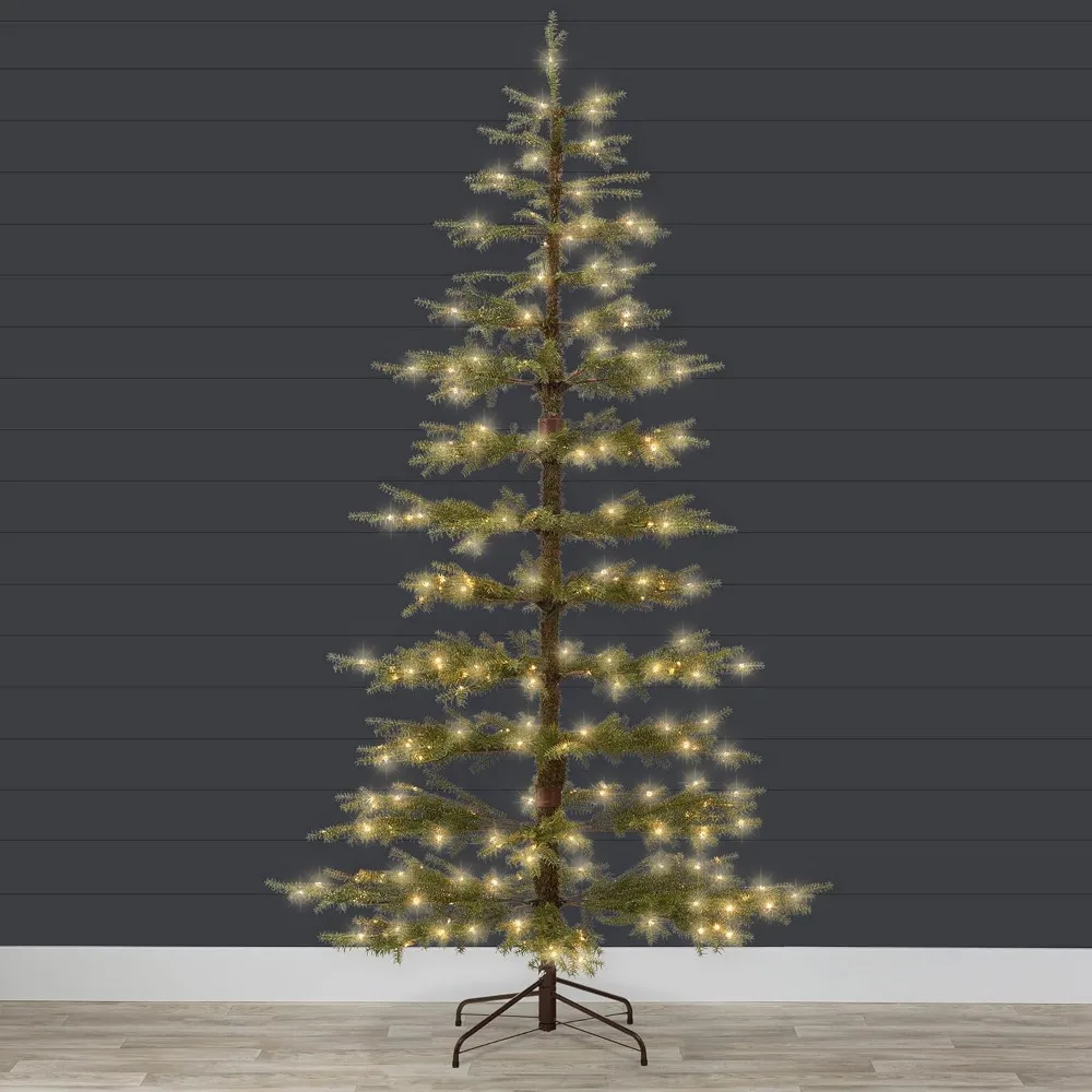 

Christmas Decoration, 6-foot Pre Lit Christmas Tree with 880 Branches, 200 2-in-1 Multi-color LED Lights, Cordless Connection