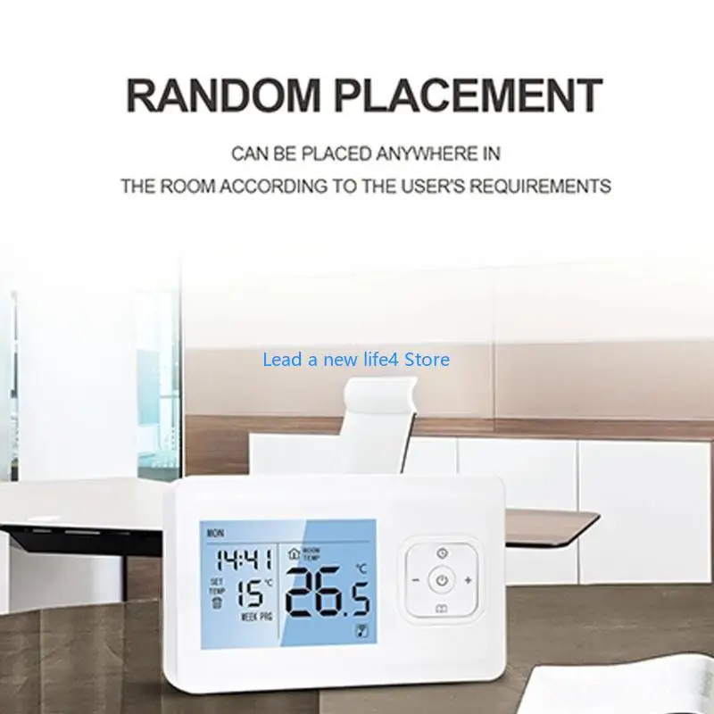 Y55E WIFI THERMOSTAT CONTROL LED شاشة عرض التدفئة الكهربائية ترموستات