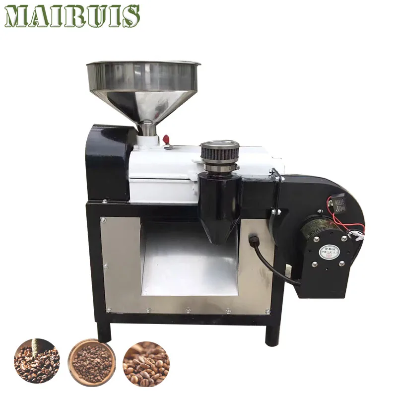 

50Kg/H Fresh Cocoa Coffee Bean Peeling Machine Roasted Coffee Dehulling Machine Shellers Shelling Machine