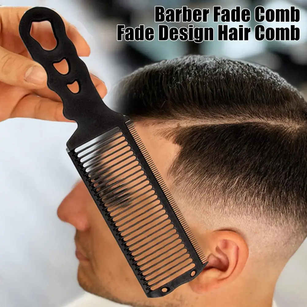 Barber Fade Comb Anti-static Men Curved Blending Flat Top Hair Clipper Guide Haircut Comb Home Salon Professional Styling Comb