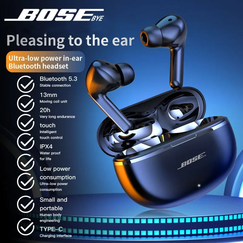 

Original Bosebye Air 7 5.4 Bluetooth Earphones TWS Touch Control HiFi Wireless Headphone Waterproof Game Motion With Mic Earbuds