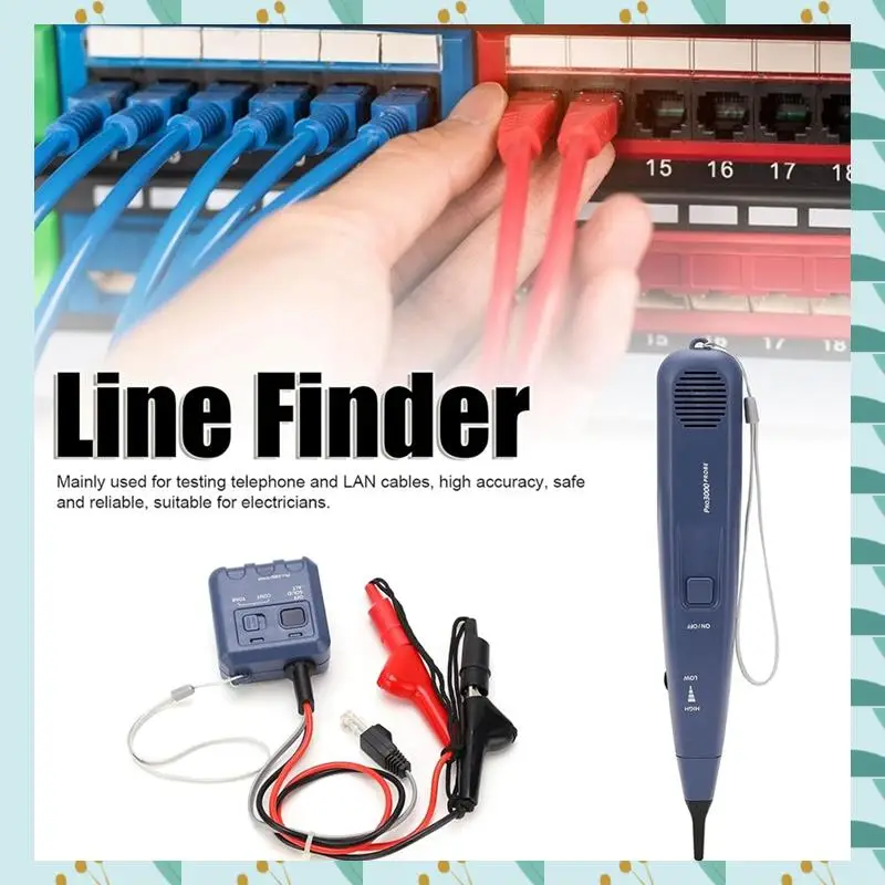 

Генератор тона A71P Pro3000, комплект зондов, технология Smarttone, портативный поиск цепей телефонной линии