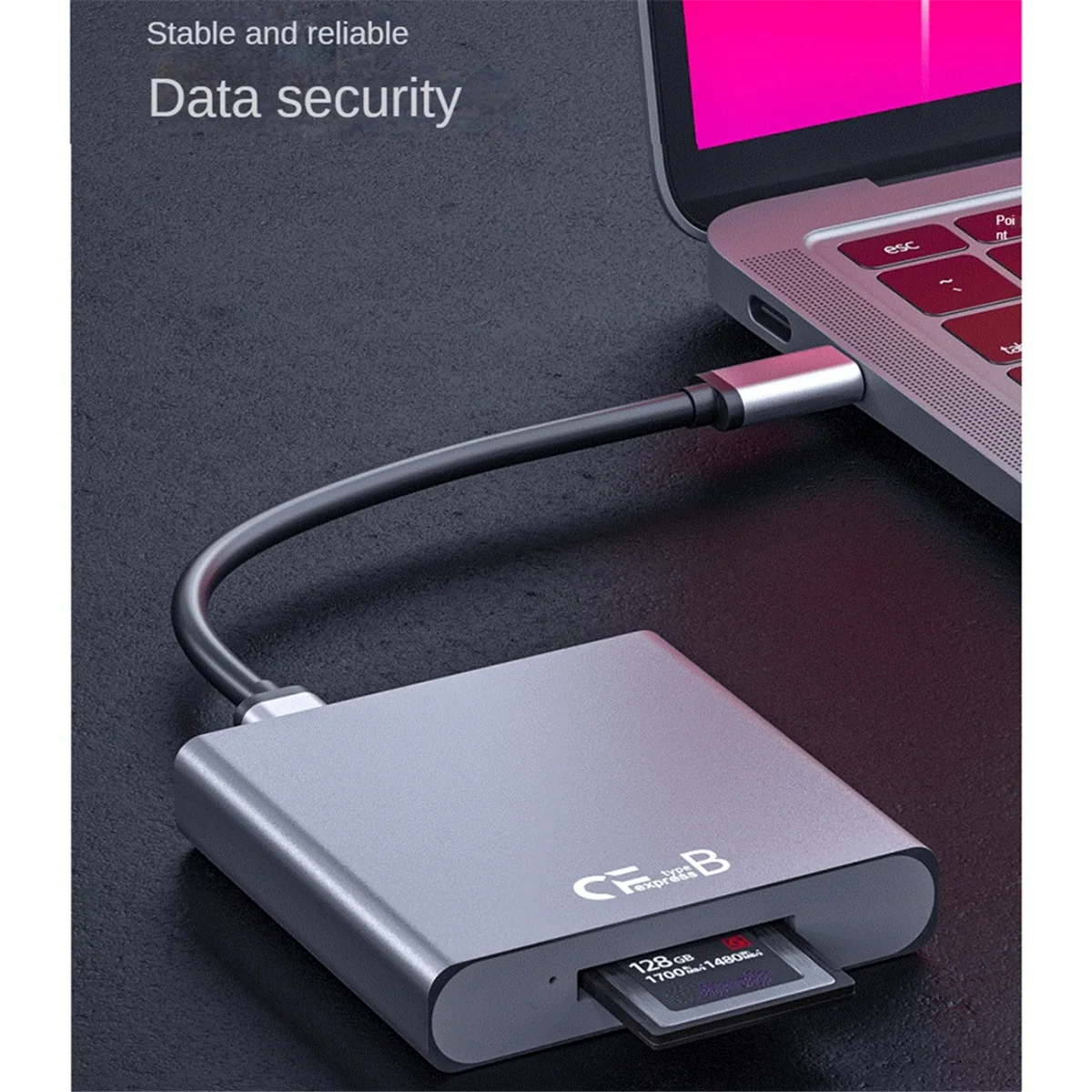 Verbeterde CFexpress Type B-kaartlezer USB3.1 Type B CFexpress-kaartlezer