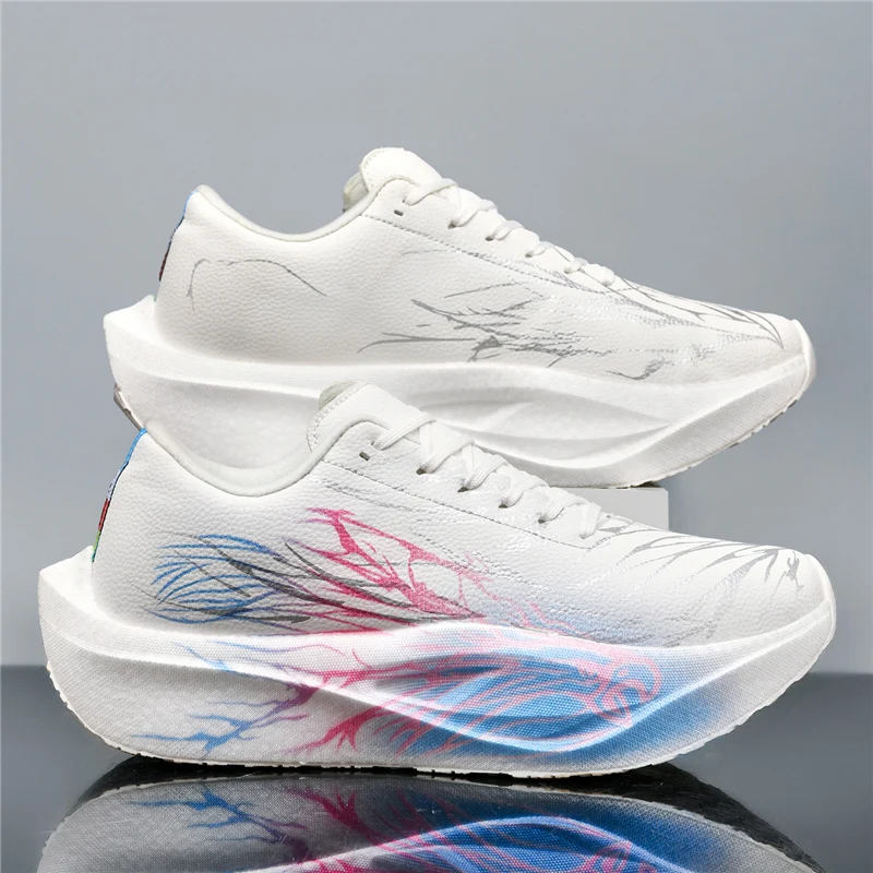 

2025 Autumn New Professional Sports Shoes Simple and Versatile Shock absorbing Running Shoes Lightweight Rebound Walking Shoes