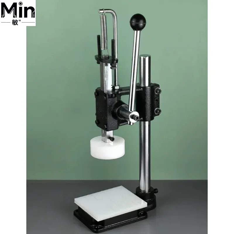 Manual Flat Press Tinplate Paint Drum Sealing Machine Sealer for Caviar Paint Container Packaging Industry
