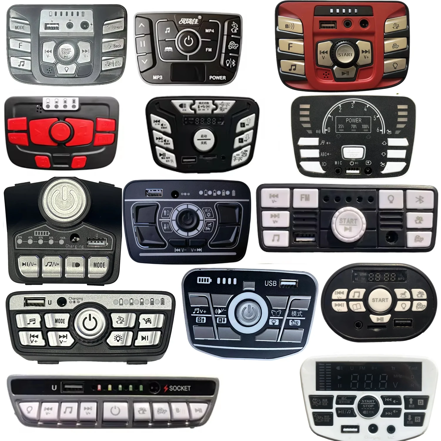 S9088,S306,NEL903 Multifunctional Children's Electric toy car Power Central Controller, Baby Toy RC Car Bluetooth Music Player
