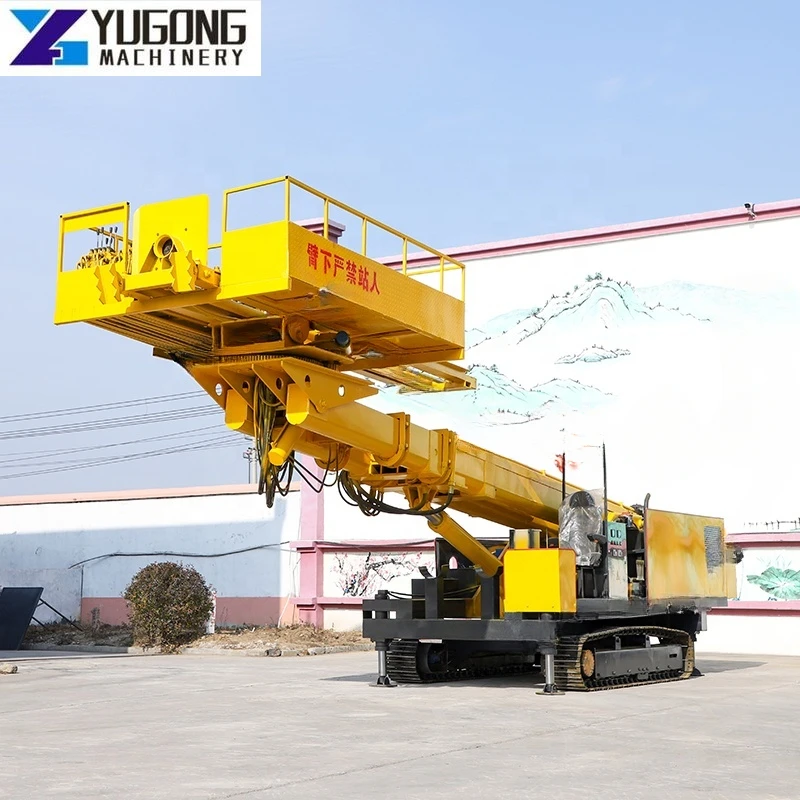 YG High Altitude Mountain Rock Drilling Rig Crawler Rotary Slope Protection Drilling Rig with Long Arm Price