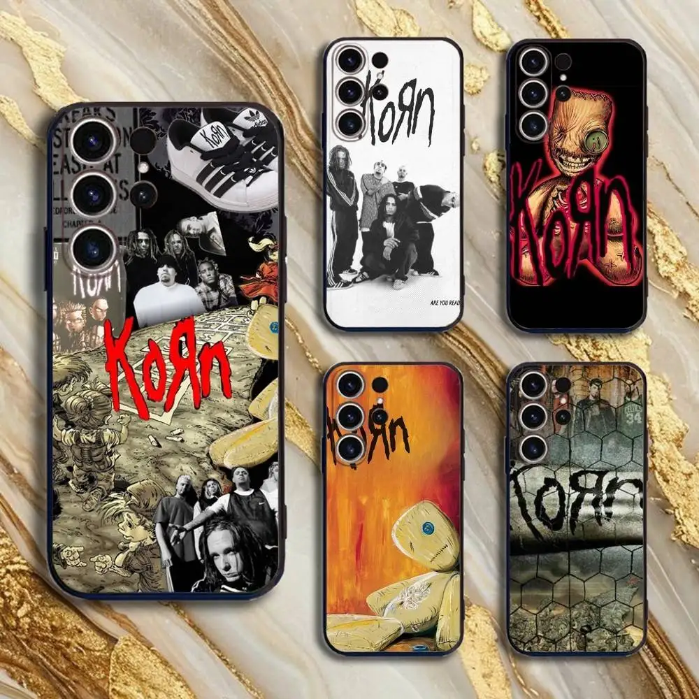 

issues korn Phone Case For SamsungS25,24,21,22,23,30,Ultra,20,Plus,Fe,Lite,Note,10,9,5G Black Cover