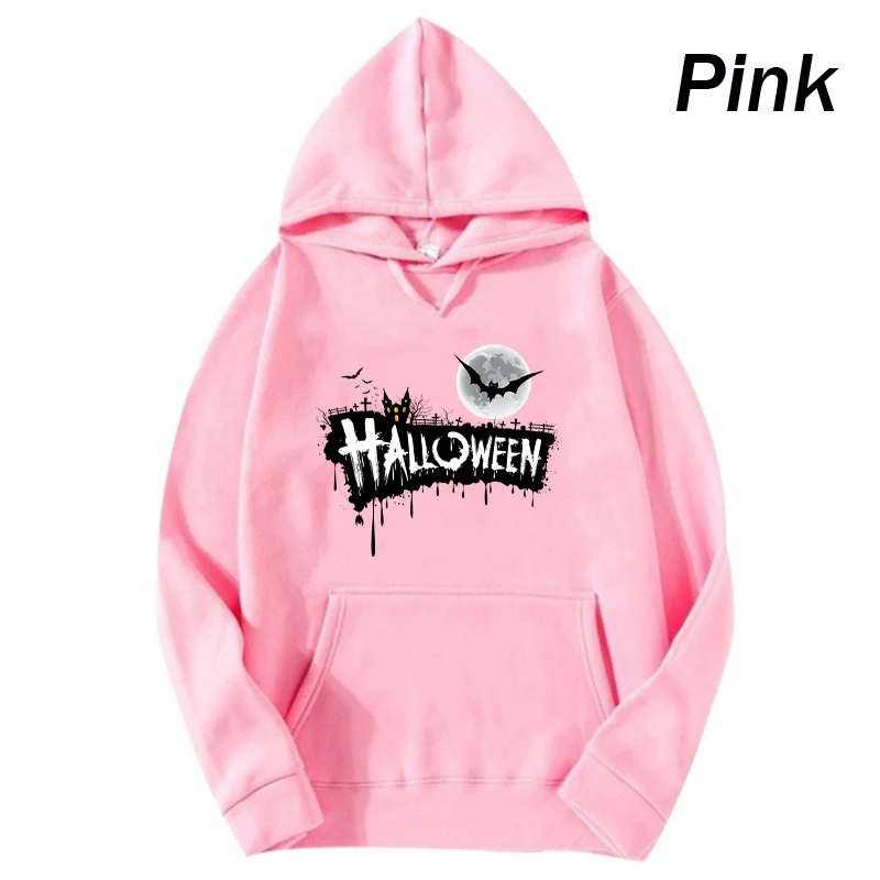 Halloween Funny Print Men And Women Hoodies Custom Funny Sweatshirt Normal Long Sleeve Shirts