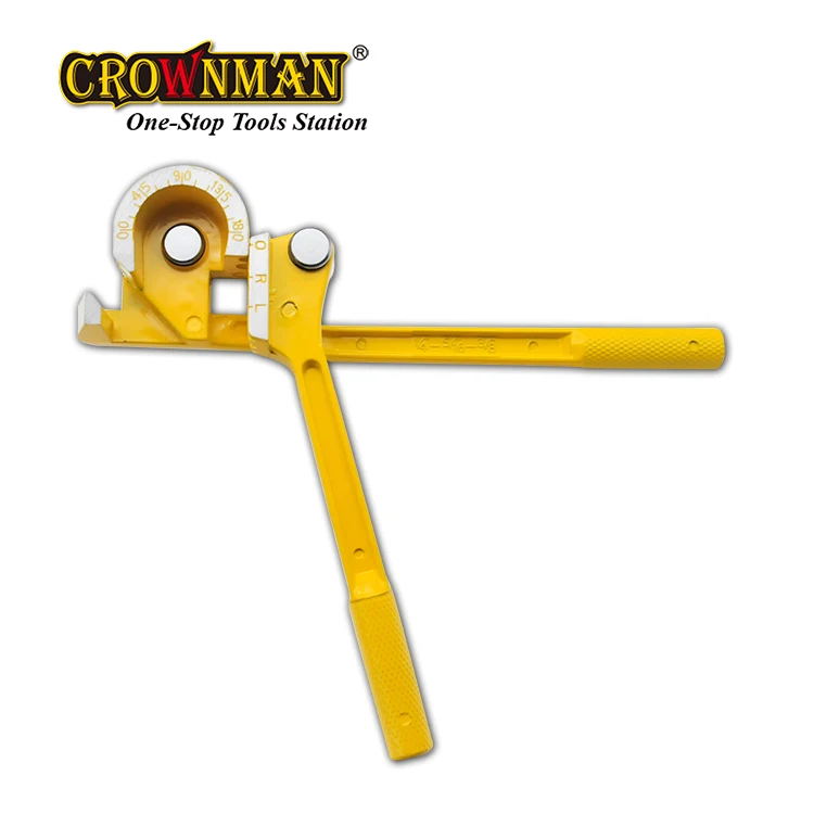 كراونمان أدوات السباكة التبريد HVAC تكييف الهواء أدوات يدوية يدوية 3 في 1 أنبوب نحاسي الانحناء أداة أنبوب بندر