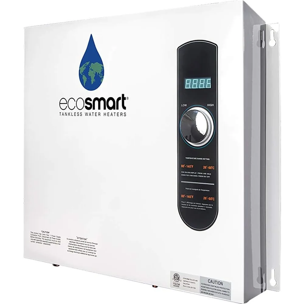 Aquecedor elétrico de água sem tanque ECO 36 36kw 240V, branco