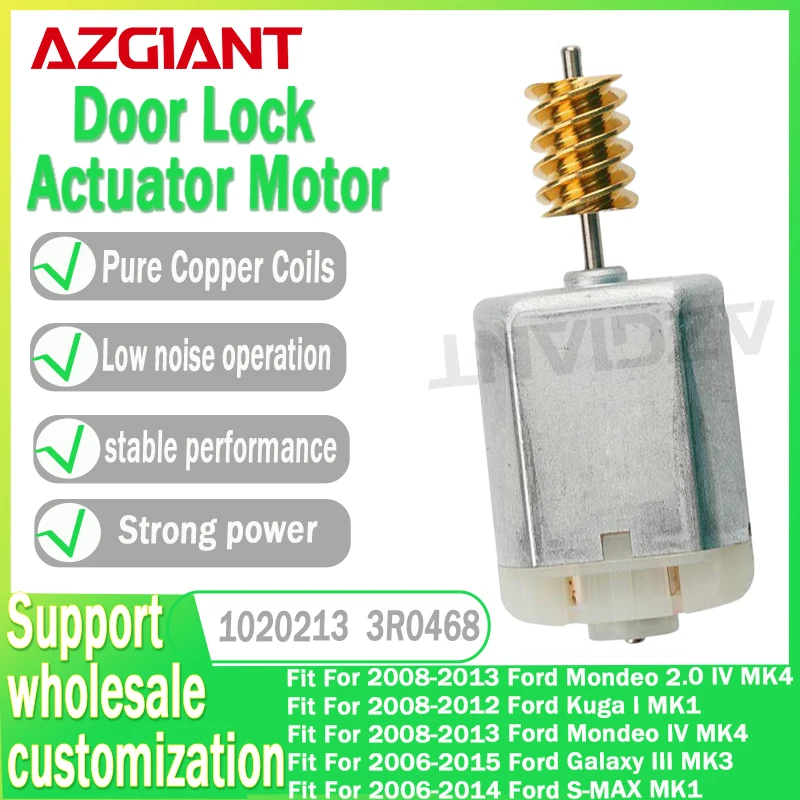 

Azgiant 1020213 Car Door Lock Actuator motor 12V For Ford Mondeo 2.0 MK4 Galaxy MK3 Kuga/S-MAX MK1 Interior Replacement Parts