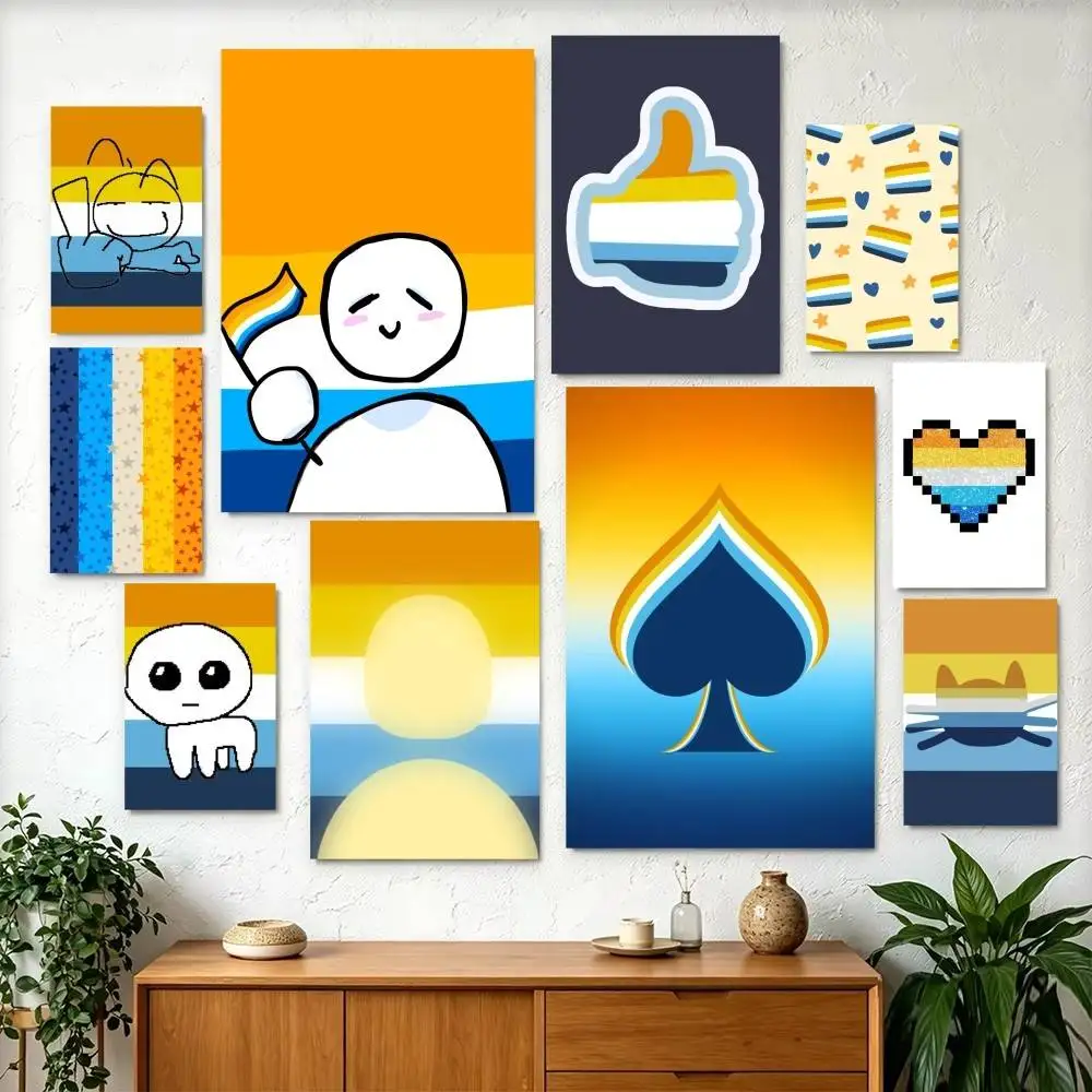 A-Aroace  Poster Perfect Space Sticker Self Adhesive for Office Home Theater Wall Art Decor Fancy Gift
