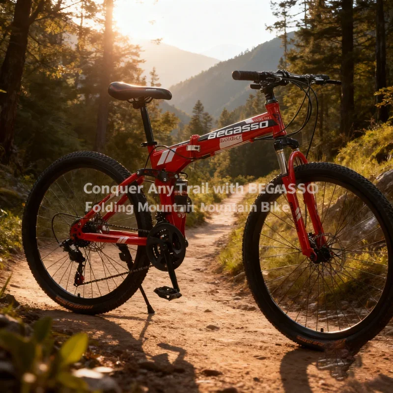 عالية التكوين الأحمر للطي الدراجة الجبلية الكبار متغير السرعة لينة الذيل عبر الحدود بالجملة عجلة تكلم