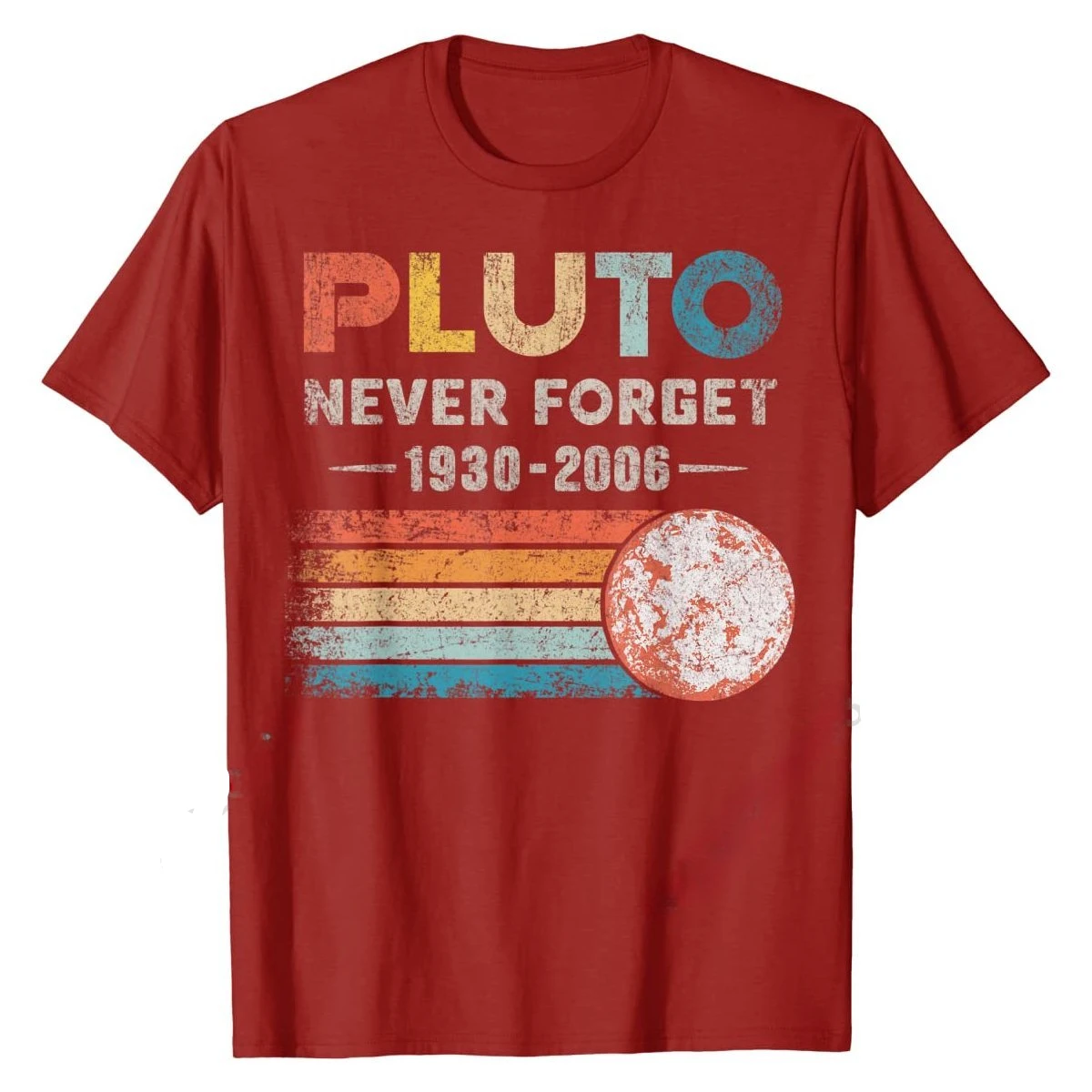 Pluto Never Forget 1930 - 2006 Vintage Funny Lover Gift T-Shirt T Shirt Fitted Printing Cotton Men Tops Shirt Birthday