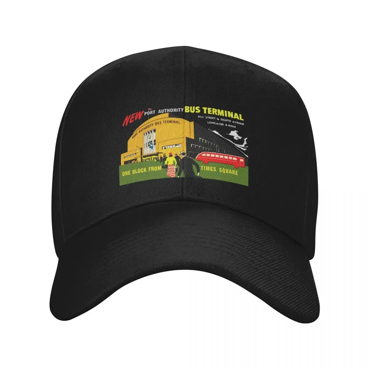 

NEW YORK PORT AUTHORITY BUS TERMINAL - ADVERT Baseball Cap Military Cap Man sun caps Trucker Cap designer Women Hats Men's