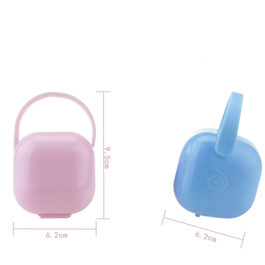 4Pcs Pacifier Storage Boxes Premium Portable Dustproof Holder Baby Soother Case Convenient Carry Clip Outdoor Pacifier Case
