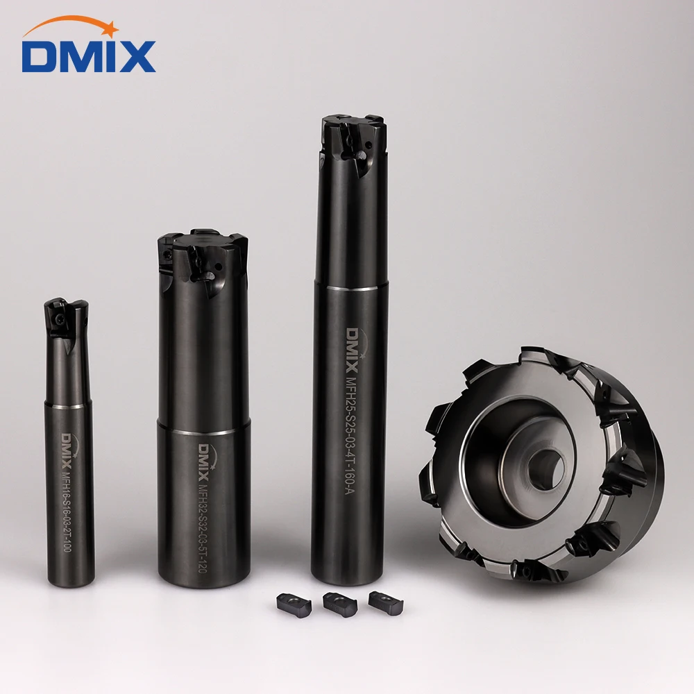 

DMIX MFH03R fast feed milling cutter head MFH is suitable for LOGU03 hard alloy milling insert pin milling tool LOGU0303