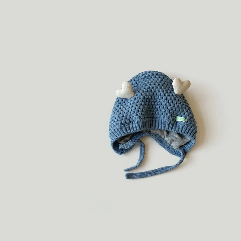 Baby Knit Hat Infant Hat Autumn/Winter Girls Boys Children Baby Ear-Protective Warm Hat 3 Month 2 Years Age