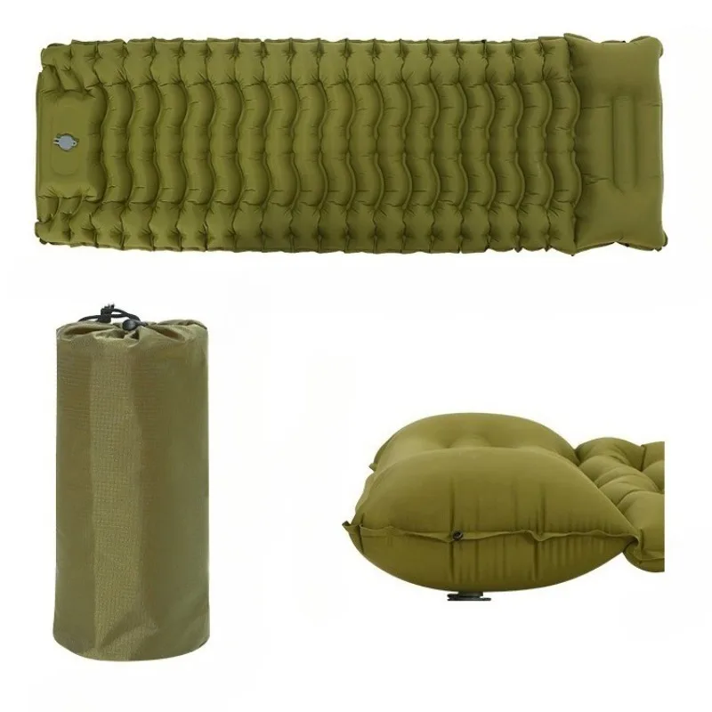 

Single thickened inflatable cushion, nylon foot stepping lunch break pad