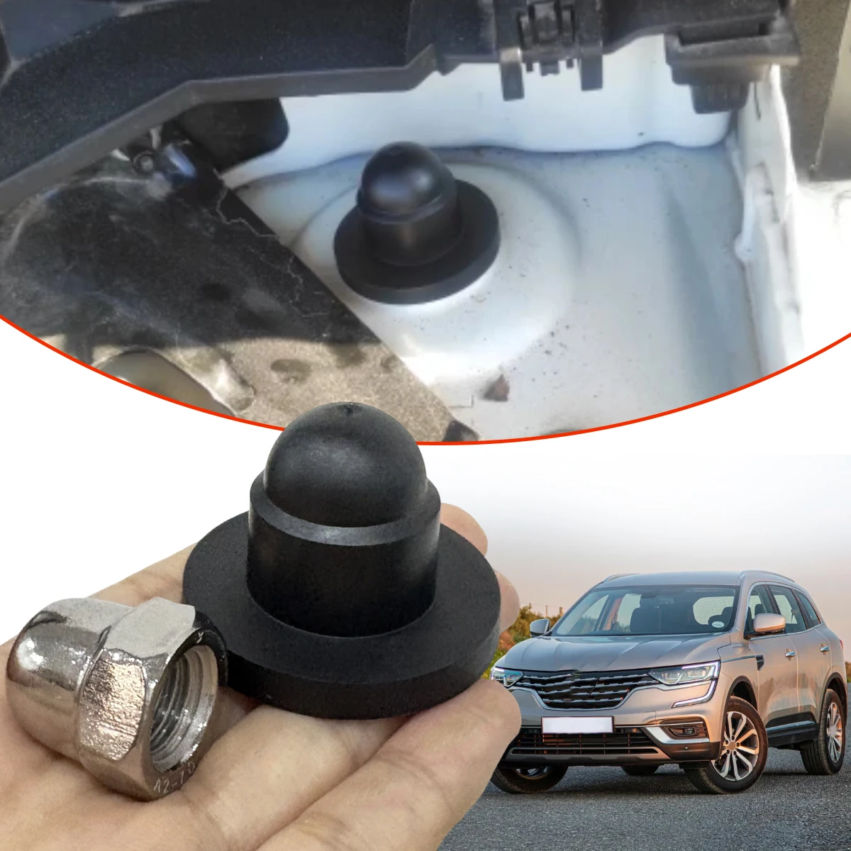 

For Renault Koleos 2016 2019-2022 Front Strut Left/Right Mount Anti-Rust Protector Suspension Dust Proof Steering Shock Water