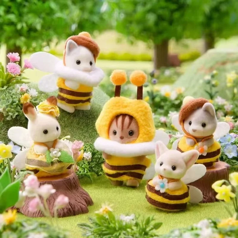 

Новый набор маскировочных фигурок Sylvanian Families Bee, новые ограниченные модели членства Injapan, оригинальная коллекция, подарки на день рождения для детей