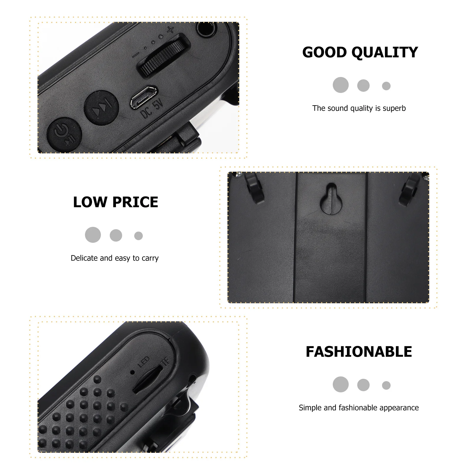 

Wireless Speaker Tour Guide Amplifier Voice Portable Street Vendor Small Convenient Multifunction