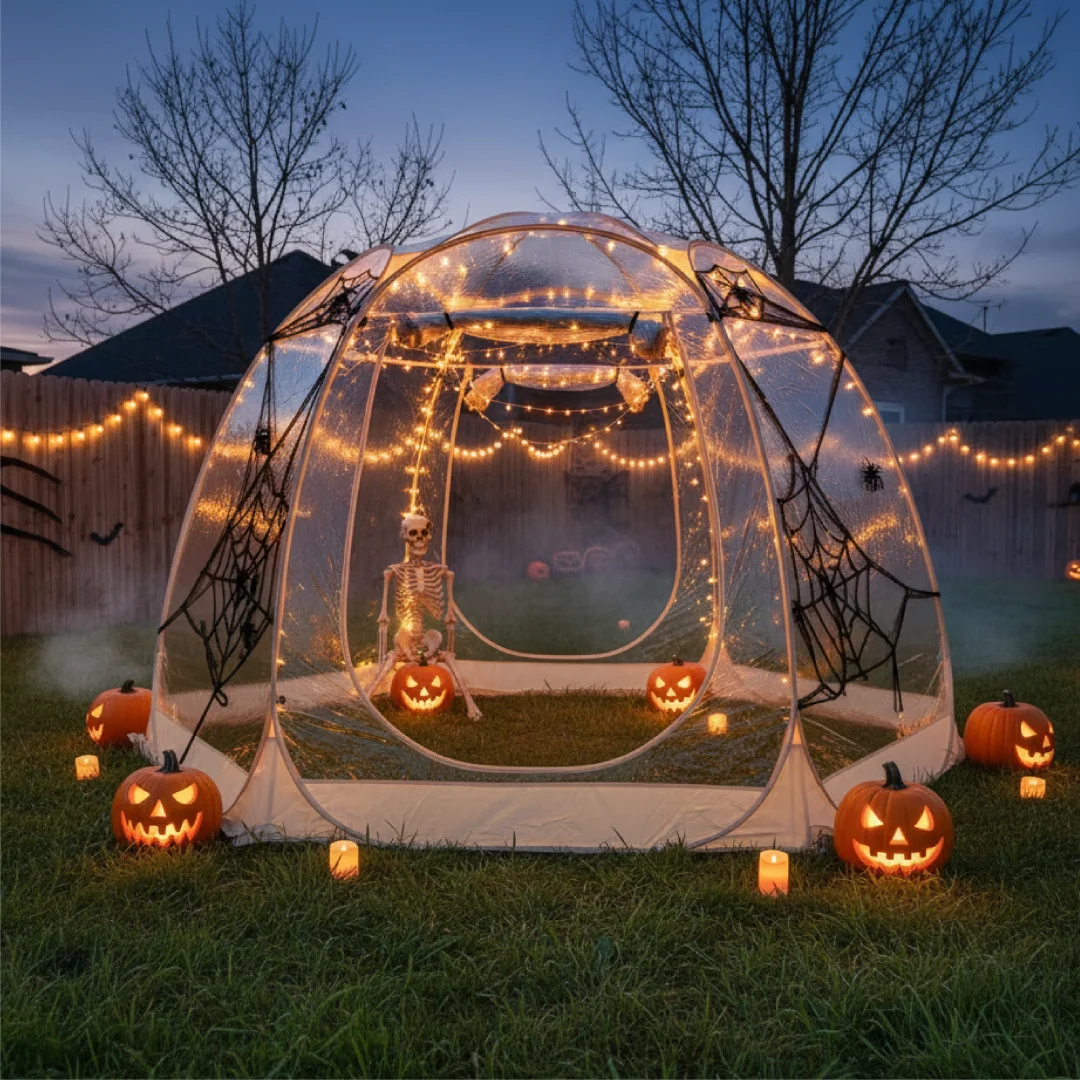 

Большая быстросборная палатка-пузырь, портативная уличная палатка-иглу, устойчивая к экстремальным холодам, зимнее убежище для кемпинга и использования на заднем дворе