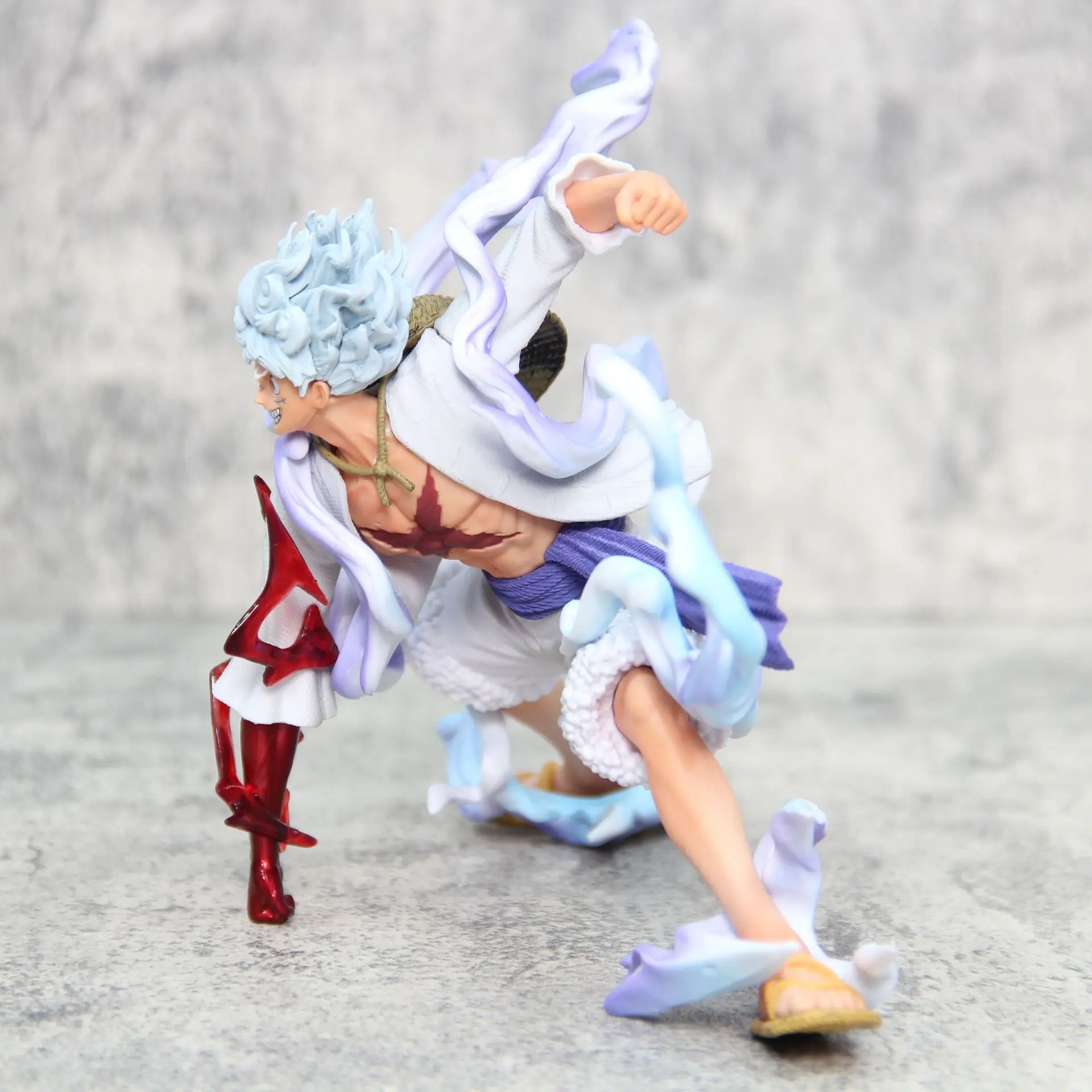 One Piece GK CNS Fifth Gear Sun God, Intérieur a Luffy Figure, Anime Model, Skip Stance Statue, Garage Kit, Toy Collectibles Gift, 17cm