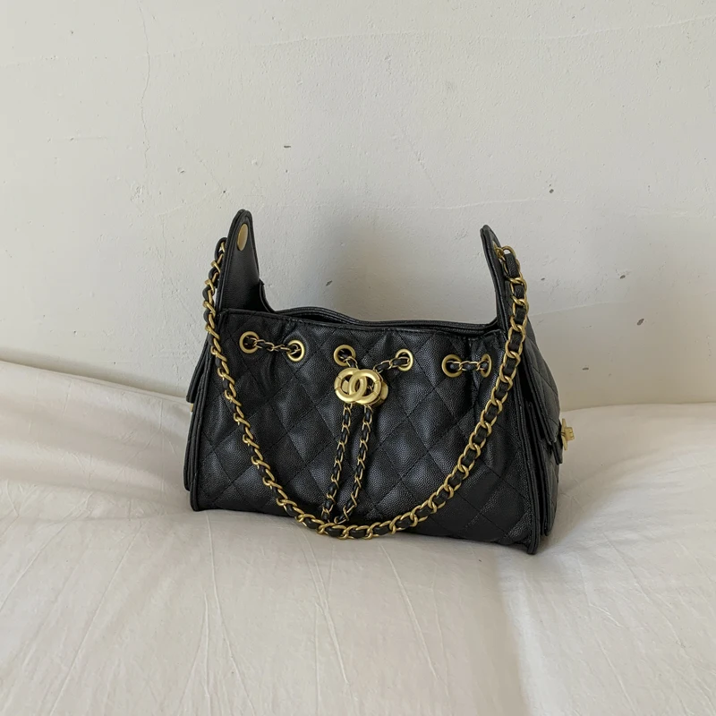 مجموعة حقيبة كروس وحقائب يد نسائية أنيقة - مادة جلدية تصميم كلاسيكي للسيدات من الفاخرة #4