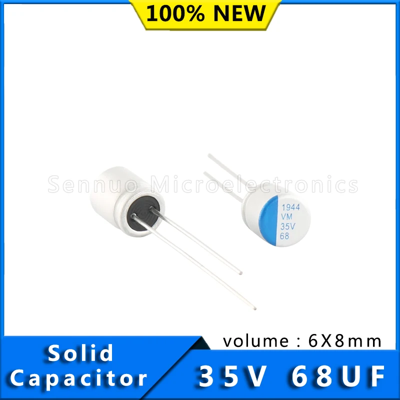 10Pcs Capacitors 68… - image