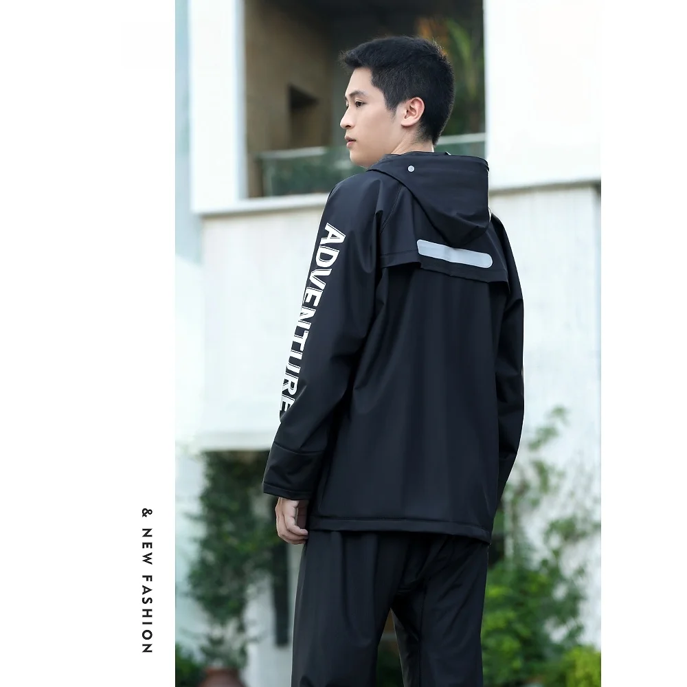 

Мужской мотоциклетный костюм для езды на мотоцикле, состоящий из брюк и куртки, с раздельным дизайном верхней и нижней частей, водонепроницаемый, очень удобный, средней толщины.