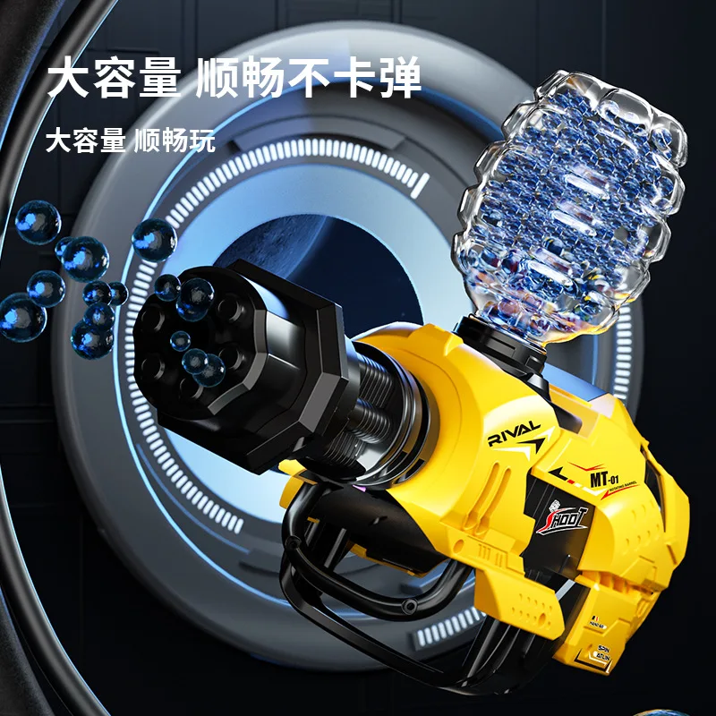 ガトリングメカニカルピストル,おもちゃの銃,電気バースト,屋外でのインタラクティブな戦闘,チキン,新品