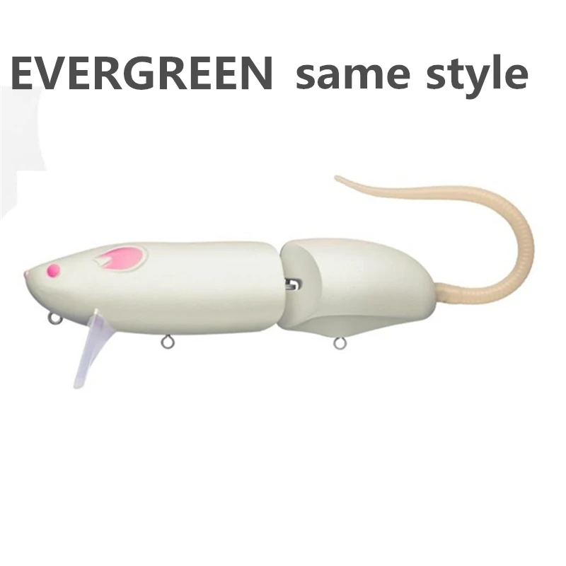 LURETV 8.5cm15g1pcs اليابانية EGREEN سطح الماء الاستيقاظ الطعم EG كبير الماوس السباحة الطعم swinbait إغراء 9008