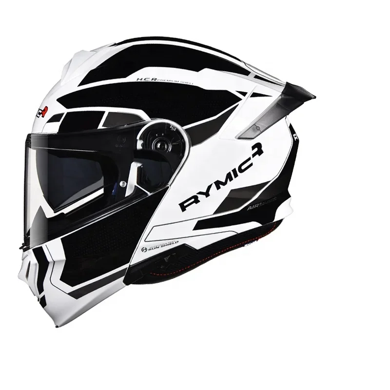 Motorcycle Flip Helmet  Full Face Modular Motorcycle Helmet, Dual Lens, DOT, ECE Off-Road Helmet