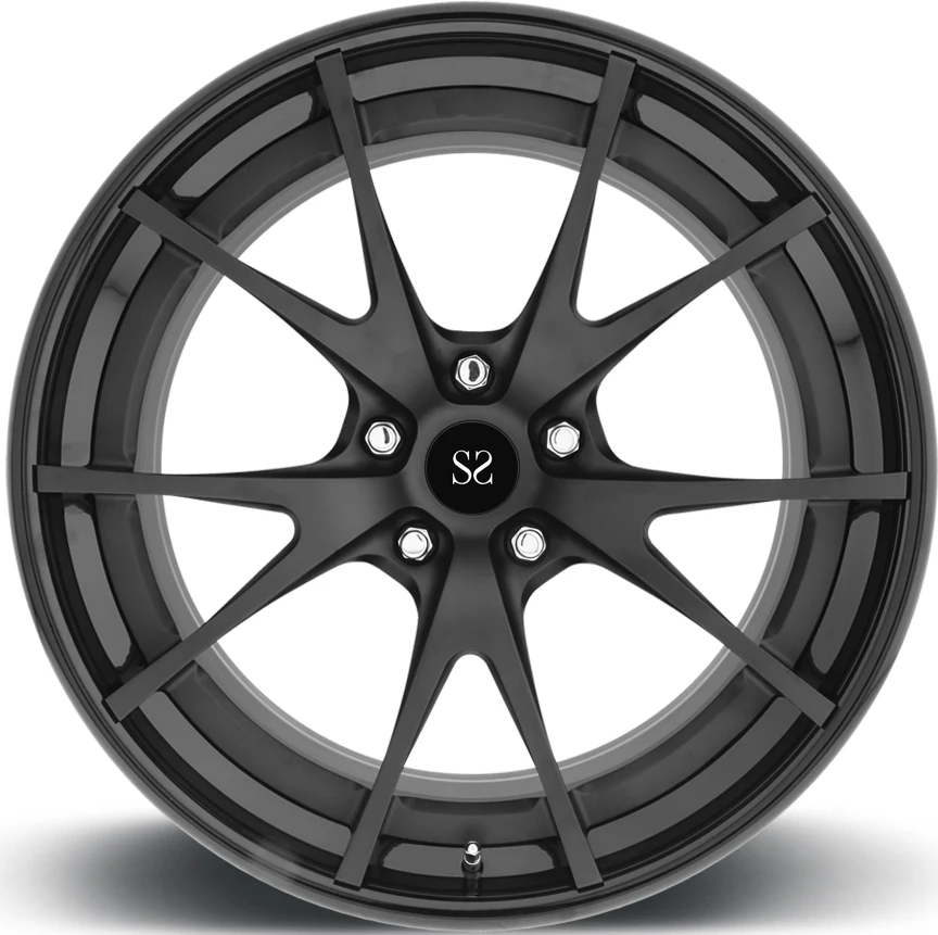 Black Barrel For BMW X3m Wheels 22 Inch 2-PC Forged Alloy Custom Rims