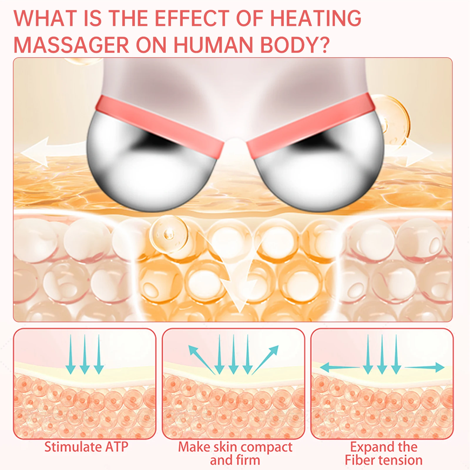 EMS ไมโครเคอร์เรนท์นวดหน้าสแตนเลสสตีล RF บำบัดนวดยกกระชับผิวกระชับอุปกรณ์ความงาม