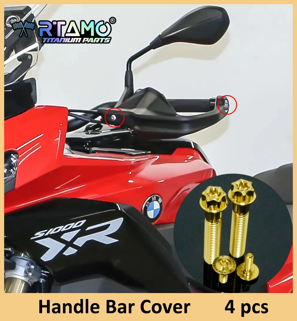 RTAMO Titanium Bolt Front Rear Brake Disc Blot Front Rear Footrest Bracket Screw for BMW S1000XR Motorcycle Modified