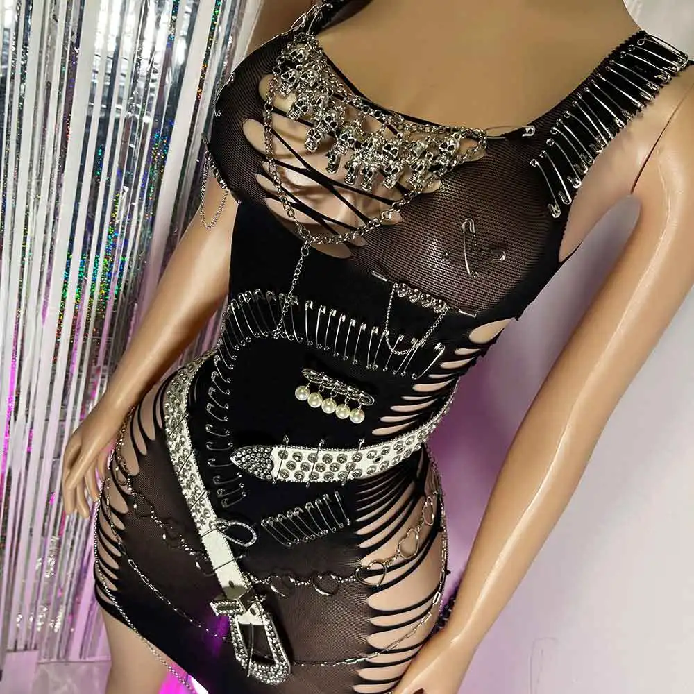 เสื้อสไตล์คาวาอี้ กรันจ์ ยุค Y2K 90s อีโค อีโม พร้อมสายโซ่รูปหัวใจ ฮิปฮอป วัยรุ่น กอธิค เดรส เข็มขัด พังก์ร็อก อีเกิร์ล ทำมือ ฮาราจูกุ DIY โกธ